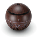 Umidificador Bola e Difusor Aromático Óleos Essenciais - USB 130ml com LED 7 cores