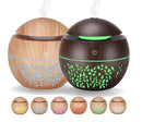 Umidificador Bola e Difusor Aromático Óleos Essenciais - USB 130ml com LED 7 cores