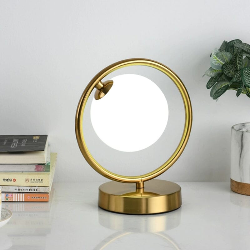 Abajur de Mesa Circular