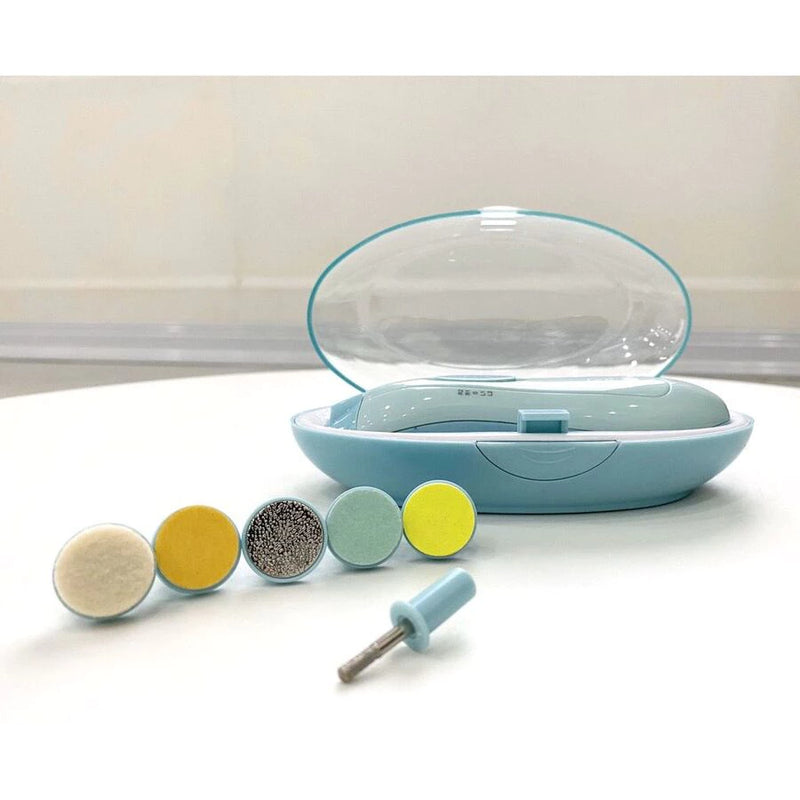 Lixa Elétrica para Unhas de Bebê com LED e Estojo – Segura e Silenciosa