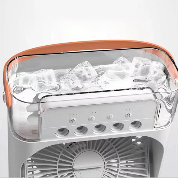 Ventilador Ar Condicionado Portátil 3 em 1 [Climatizador, Umidificador e Difusor] POTENTE E SILENCIOSO