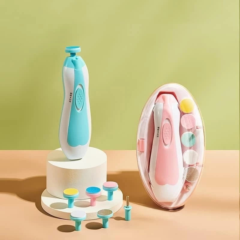 Lixa Elétrica para Unhas de Bebê com LED e Estojo – Segura e Silenciosa