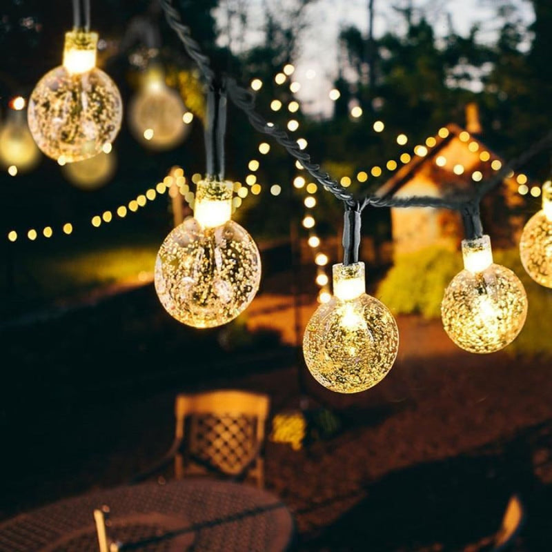 Luminária Decorativa Crystal Led com Painel Solar