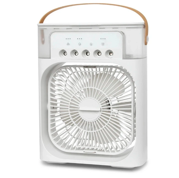Ventilador Ar Condicionado Portátil 3 em 1 [Climatizador, Umidificador e Difusor] POTENTE E SILENCIOSO