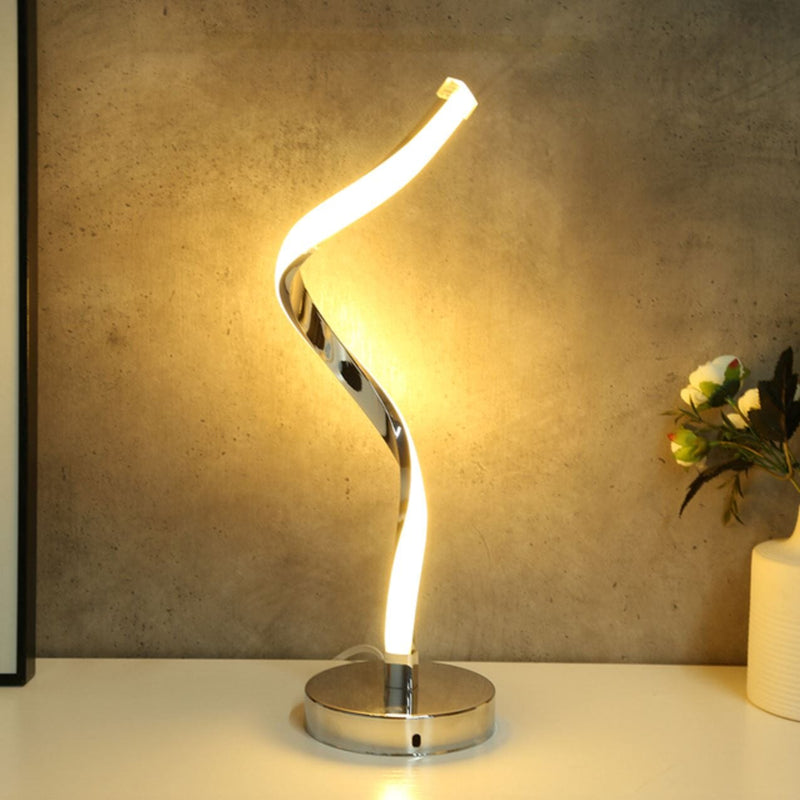 Abajur de Mesa Espiral em Led