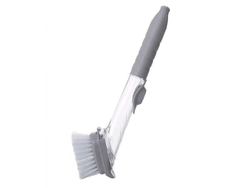 Escova 2 em 1 com Dispenser para Detergente