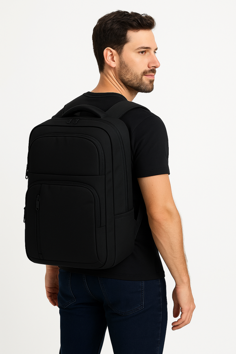 Mochila Executiva com Porta-Notebook – Entrada USB e Abertura 180°