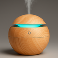 Umidificador Bola e Difusor Aromático Óleos Essenciais - USB 130ml com LED 7 cores