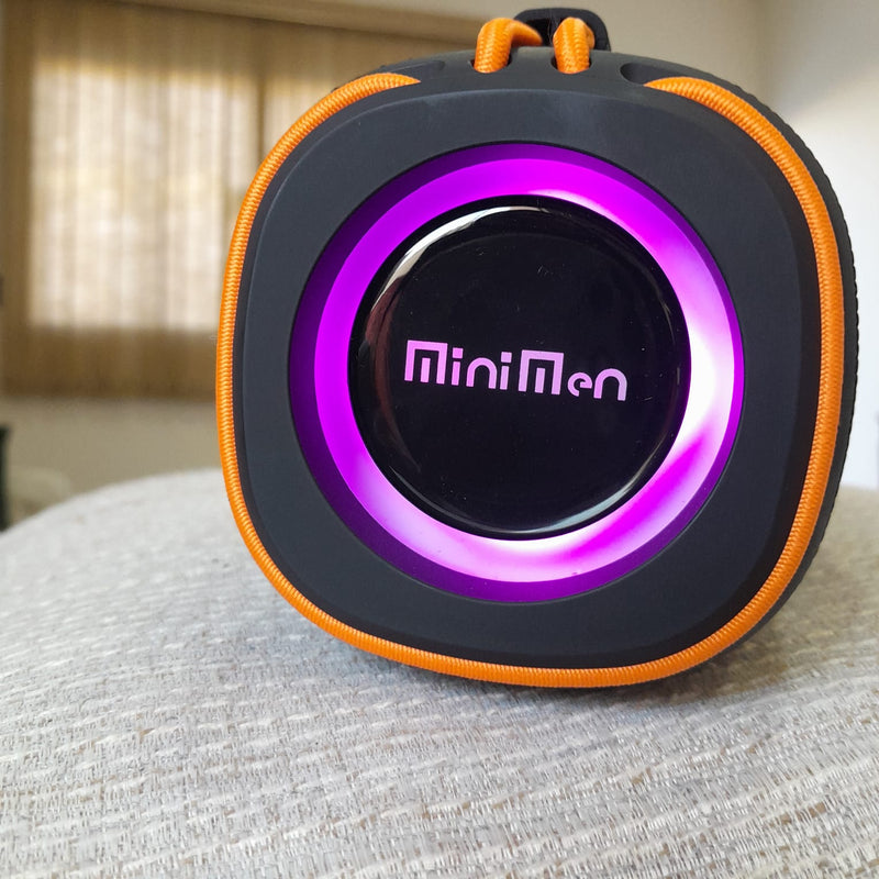 Caixa de Som Portátil 20W Grave Potente – Bluetooth 5.3, IPX6, LED RGB 16,8M à Prova D`água