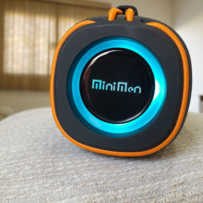 Caixa de Som Portátil 20W Grave Potente – Bluetooth 5.3, IPX6, LED RGB 16,8M à Prova D`água