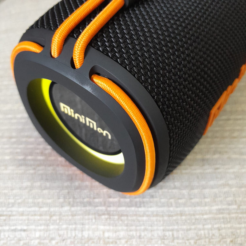 Caixa de Som Portátil 20W Grave Potente – Bluetooth 5.3, IPX6, LED RGB 16,8M à Prova D`água