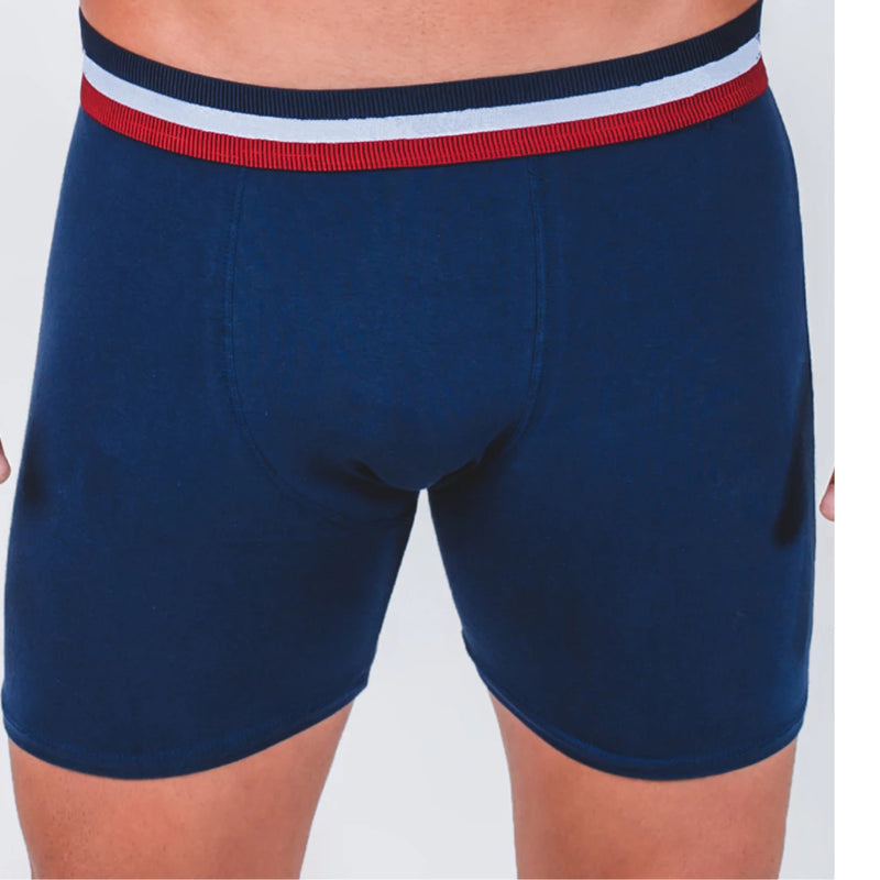 Kit 3 Cuecas Boxer de Algodão – Conforto Diário Essencial