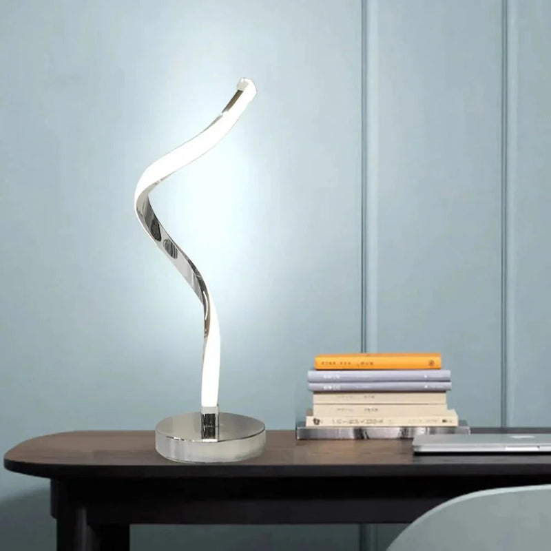 Abajur de Mesa Espiral em Led