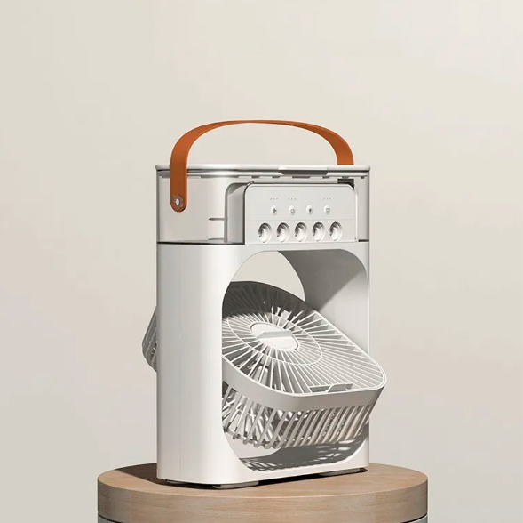 Ventilador Ar Condicionado Portátil 3 em 1 [Climatizador, Umidificador e Difusor] POTENTE E SILENCIOSO