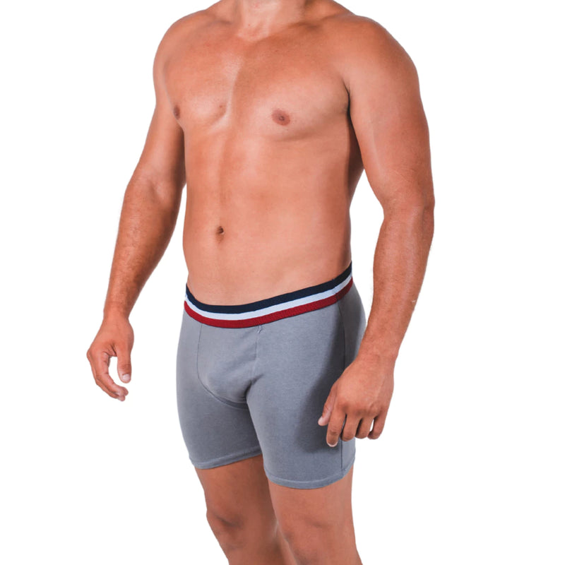 Kit 3 Cuecas Boxer de Algodão – Conforto Diário Essencial