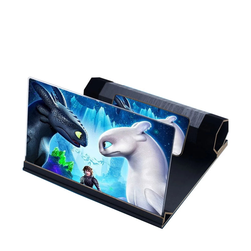 Ampliador De Tela 12 Polegadas 3D HD Para Filmes, Vídeos E Jogos