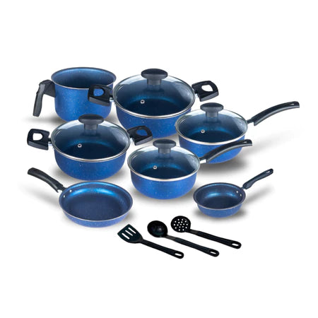 Conjunto Panelas Antiaderente 10 Peças com Tampa de Vidro – Linha Atenas