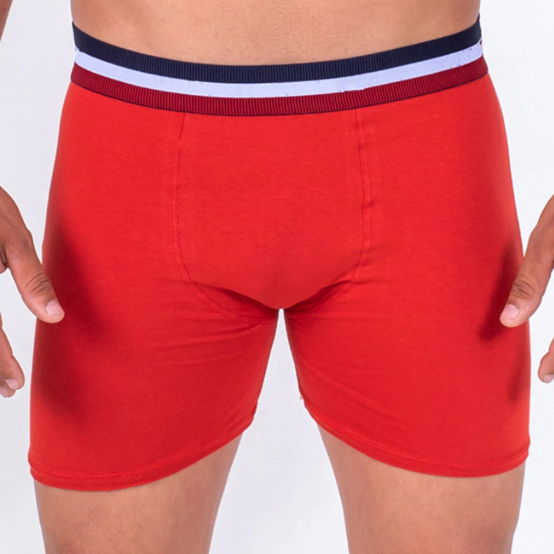 Kit 3 Cuecas Boxer de Algodão – Conforto Diário Essencial